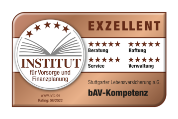 IVFP-Siegel mit Prädikat "Exzellent" für bAV-Kompetenz