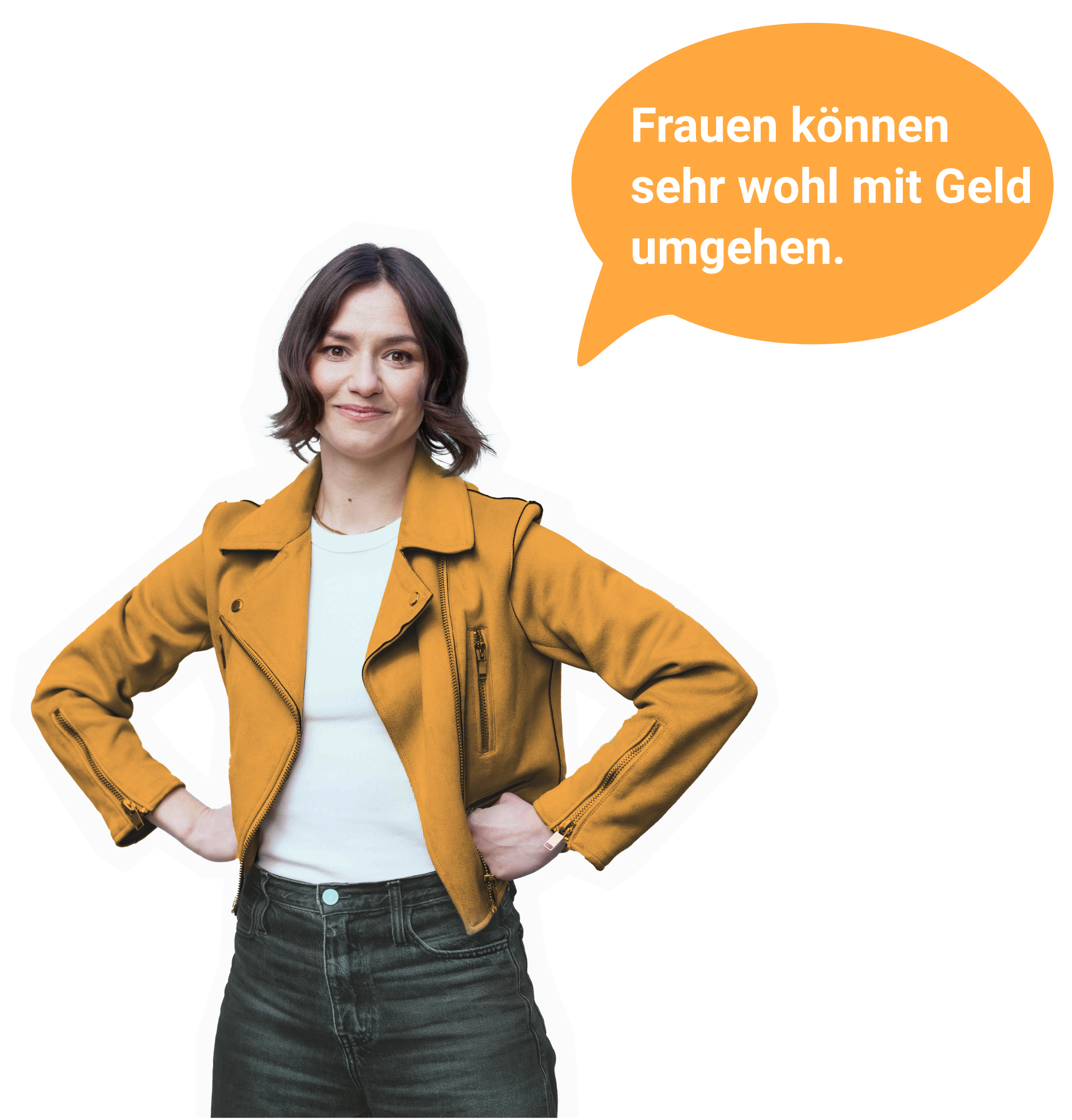 Eine Frau sagt, dass Frauen können sehr wohl mit Geld umgehen.